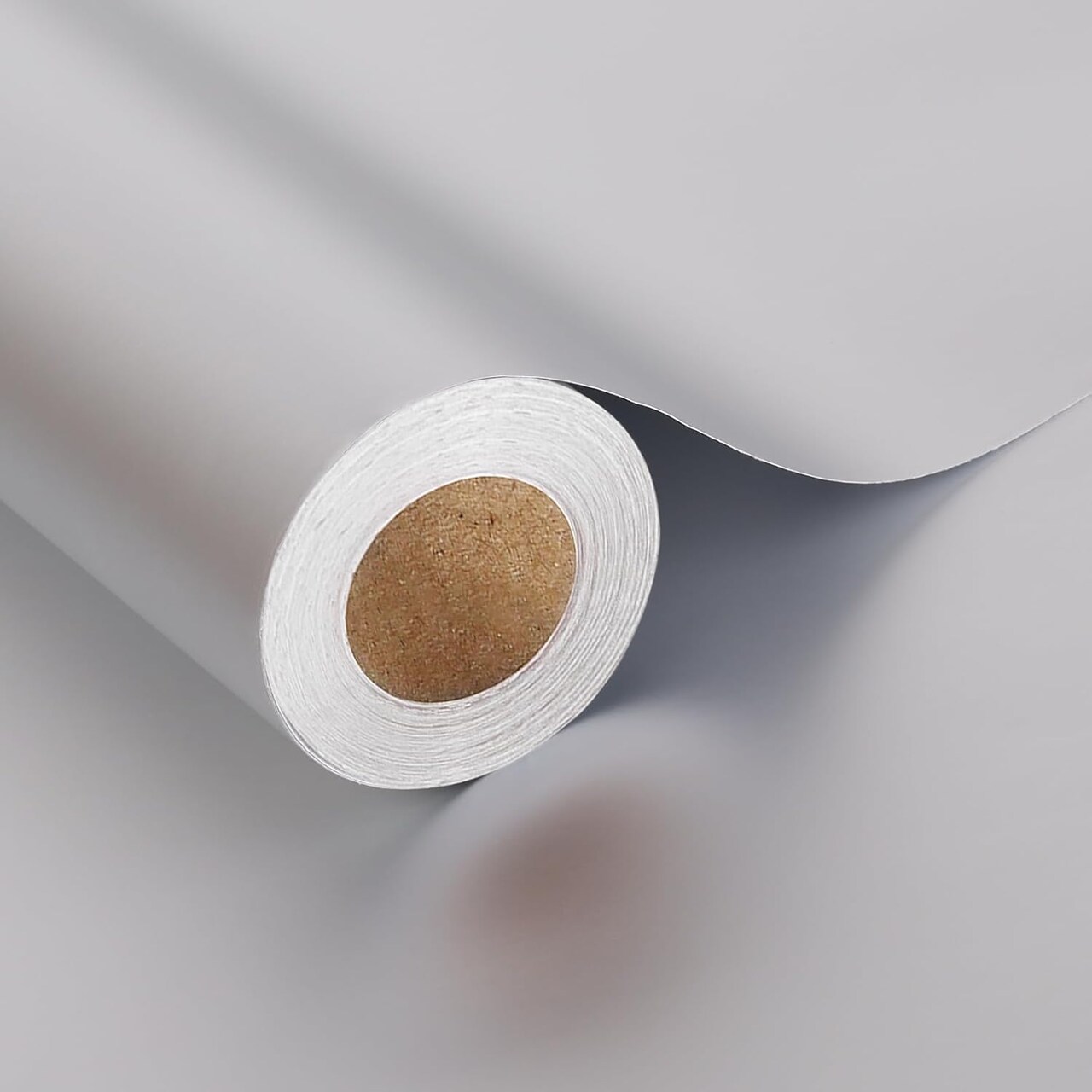 Christmas Wrapping Paper Jumbo Roll with Trim Ribbon 30 Inch X 40 Feet (100 sq. ft. ttl.) Matte Silver Design Perfect for Christmas, Party, Xmas, Holiday Gift Wrap